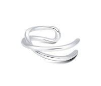 Twist Silver Ear Cuff EC-1173